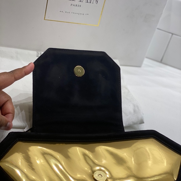 Balmain Killari Gold Clutch - Picture 5 of 8